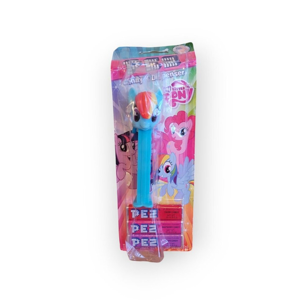 My Little Pony Rainbow Dash PEZ Candy Dispenser NWT Mint on Card Collectible